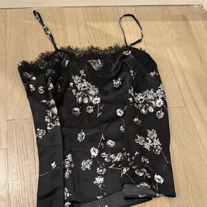 Cami NYC Black Floral Lace Camisole